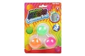 Små gaver til barn - Toi-Toys Window Crawler Squeeze Balls Neon 3 pcs. - 35989A