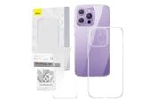 Mobil - Deksel og etui - Baseus Transparent Case and Tempered Glass set Corning for iPhone 14 Pro Max - P60112202201-03