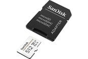Minnekort - SANDISK High Endurance microSD/SD - 100MB/s - 512GB - SDSQQNR-512G-GN6IA