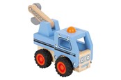 Leketøysbil - Small Foot - Wooden Tow Truck Blue - 12446