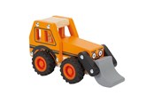 Leketøysbil - Small Foot - Wooden Excavator Orange - 12447