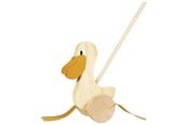 Babyleker - Goki Wooden Push Figure Pelican - WP006