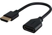 Skjermkabel - Pro HDMI adapter - 0.1m -  black - 4040849648243