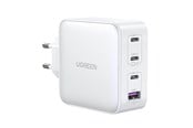 Mobil - Adaptere og ladere - UGREEN Nexode GaN 100W Quad USB Charger - White - 15337