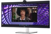 Skjerm - 34" Dell P3424WEB - 3440x1440 (UWQHD) - 60Hz - IPS - 90W USB-C - KVM switch - DELL-P3424WEB