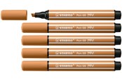 Skrive- & Tegneverktøy - STABILO Pen 68 MAX - Fibre-tip Pen with Thick Chisel Tip - Dark Ocher - 768/89