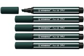 Skrive- & Tegneverktøy - STABILO Pen 68 MAX - Fibre-tip Pen with Thick Chisel Tip - Earth Green - 768/63