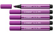 Skrive- & Tegneverktøy - STABILO Pen 68 MAX - Fibre-tip Pen with Thick Chisel Tip - Lilac - 768/58