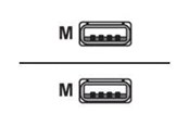 USB - DIGITUS ASSMANN - USB cable - USB to USB - 1.8 m - AK-300101-018-S