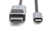 Skjermkabel - DIGITUS USB Type-C to DisplayPort Cable -1m - DB-300334-010-S