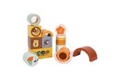Lek & Lær - Small Foot - Wooden Discovery Blocks Safari 12dlg - 12230