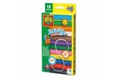 Kreative leker - SES Creative infinity Modeling Clay - 12 Pack (180Gr) - 00406