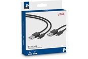 Spill - Tilbehør - Speed-Link STREAM Play & Charge USB Cable Set 3m - Wired Charging cable for wireless game controller - Sony PlayStation 4 - SL-450104-BK