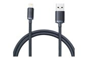 USB - Baseus Crystal Shine cable USB to Lightning 2.4A 1.2m (black) - CAJY000001