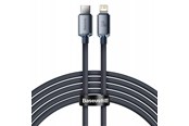 USB - Baseus Crystal Shine cable USB-C to Lightning 20W PD 2m (black) - CAJY000301