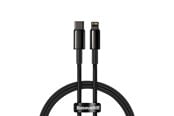USB - Baseus Tungsten Gold Cable Type-C to iP PD 20W 1m (black) - CATLWJ-01