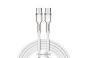 USB - Baseus Cable USB-C to USB-C  Cafule 100W 2m (white) - CATJK-D02