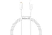 USB - Baseus Superior Series Cable USB-C to Lightning 20W PD 1m (white) - CATLYS-A02