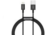 USB - Baseus Superior Series Cable USB to iP 2.4A 1m (black) - CALYS-A01