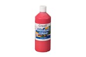 Kreative leker - Creall Window Paint Red 500ml - 20023