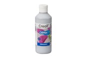 Kreative leker - Creall Glitter Paint Silver 250ml - 01220