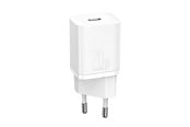 Mobil - Adaptere og ladere - Baseus Super Si Quick Charger 1C 20W (white) - CCSUP-B02