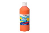 Kreative leker - Creall Gloss Gloss Paint Orange 500ml - 01272