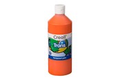 Kreative leker - Creall Transparent Paint Orange 500ml - 23022