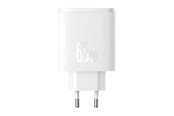 Mobil - Adaptere og ladere - Baseus Wall charger OS-Cube Pro 2xUSB-C + USB 65W (white) - P10152301213-00