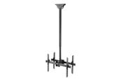 Veggmontering, AV-braketter & AV-møbler - Deltaco ARM-0404 Office Telescopic Double TV Ceiling Mount - Max 45 kg - recommended for 70" - ARM-0404