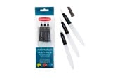 Skrive- & Tegneverktøy - Derwent Waterbrush For Watercolour Painting Pack Of 3 Includes Chisel Tip Fine Tip & Medium Tip - 2301975