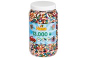 Kreative leker - Hama Beads in Pot - Mix 13000 pcs - 211-58
