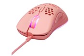 Mus - Deltaco GAMING PM75 Ultralight Wired - Gaming mus - 7 - Rosa - GAM-108-P