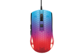 Mus - Deltaco GAMING DM310 Transparent RGB Ultralight Wired - Gaming mus - 6 - Svart - GAM-144