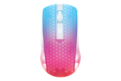 Mus - Deltaco GAMING DM320 Transparents RGB Wireless - Gaming mus - 6 - Hvit - GAM-145-W