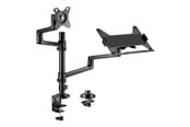 Skjermholder - Gembird Monitor Arm & Notebook Tray - 1 x monitor 17"-32" & 1 x notebook 17.3" - MA-DA-04