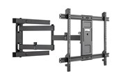 Veggmontering, AV-braketter & AV-møbler - Gembird WM-80ST-05 mounting kit - for LCD TV - full motion - black - Max 50 kg - recommended for 80" - WM-80ST-05