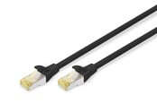 Nettverkskabel - DIGITUS CAT 6A S-FTP - 7m - Svart - 7m - DK-1644-A-070/BL