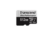 Minnekort - Transcend 340S MicroSD/SD - 160MB/s - 512GB - TS512GUSD340S