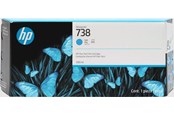 Printertilbehør blekk/toner - HP 738 / 676M6A - Cyan Ink - 676M6A