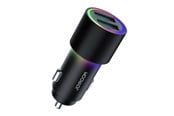 Mobil - Adaptere og ladere - Joyroom Car Charger  JR-CL10 2x USB 4.8A (black) - JR-CL10