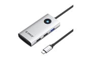 USB-hub - ORICO Type-C 5in1 HUB Multifunction Docking Station (silver) USB-hub - USB 3.0 - 5 porter - Sølv - PW11-5P-SV-EP