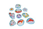 Babyleker - ABC Magical Bath Toys Sea Animals 10 pcs. - 104010196