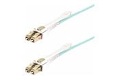 Nettverkskabel - StarTech.com 4m (13ft) LC to LC (UPC) OM4 Multimode Fiber Optic Cable - patch cable - 4 m - aqua - Grønn - 4m - 450FBLCLC4PP