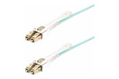 Nettverkskabel - StarTech.com 8m (26ft) LC to LC (UPC) OM4 Multimode Fiber Optic Cable - patch cable - 8 m - aqua - Grønn - 8m - 450FBLCLC8PP