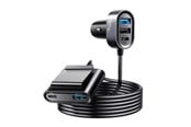 Mobil - Adaptere og ladere - Joyroom Car charger JOYROOM JR-CL05 72W (black) - JR-CL05