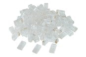 Nettverkskabel - Gembird Cablexpert network connector - Transparent - LC-8P8C-002/100
