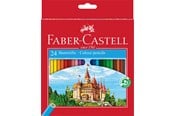 Skrive- & Tegneverktøy - Faber-Castell Colour pencil Castle hexagonal box of 24 - 120124