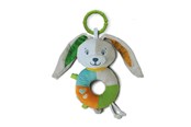 Babyleker - Clementoni Baby - Plush Rattle Rabbit - 17787