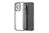 Mobil - Deksel og etui - Joyroom  14Q Case case for iPhone 14 Plus case cover with metallic frame black (JR-14Q3-black) - JR-14Q3 Black
